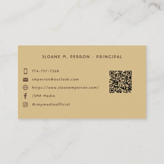 Freelance Writer Visitekaartje (Achterkant)