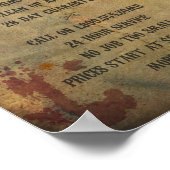 Freelance Zombie Hunter Poster (Hoek)