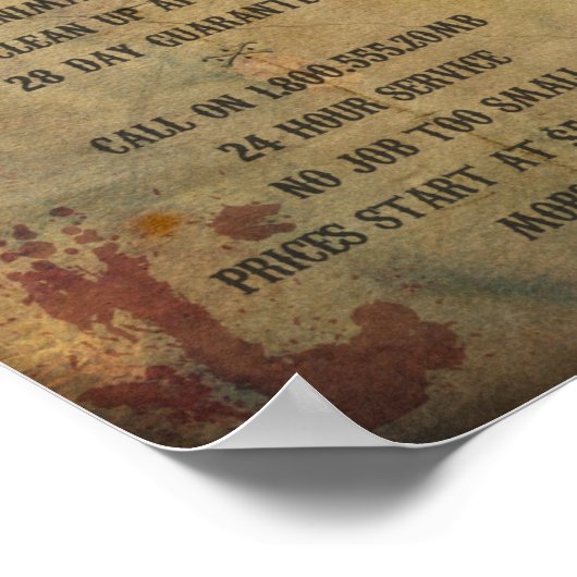 Freelance Zombie Hunter Poster (Hoek)