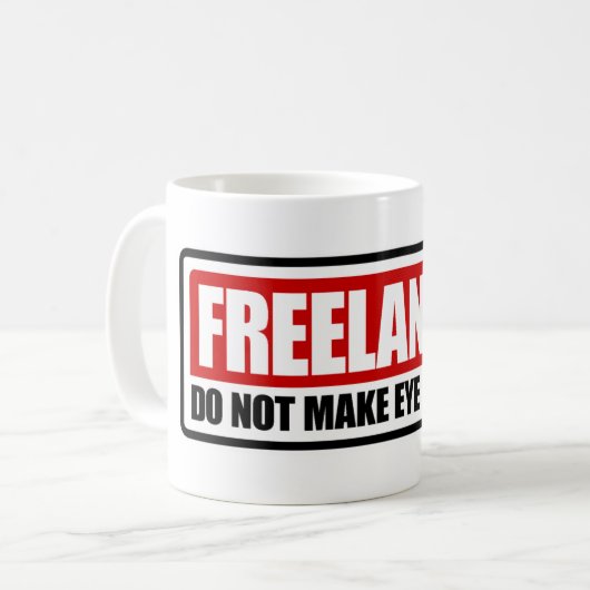 Freelancer-Mok Koffiemok (Voorkant links)