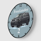 Freelander SUV-wandklok Grote Klok (Hoek)