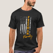 Freeman Achternaam American Freeman Achternaam Fre T-shirt (Voorkant)