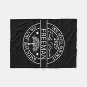 Freeman Family reünie Onze wortels lopen diep Fleece Deken (Voorkant (Horizontaal))