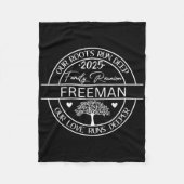 Freeman Family reünie Onze wortels lopen diep Fleece Deken (Voorkant)