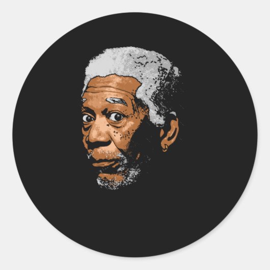 Freeman Funny Pop Art Sticker (Voorkant)