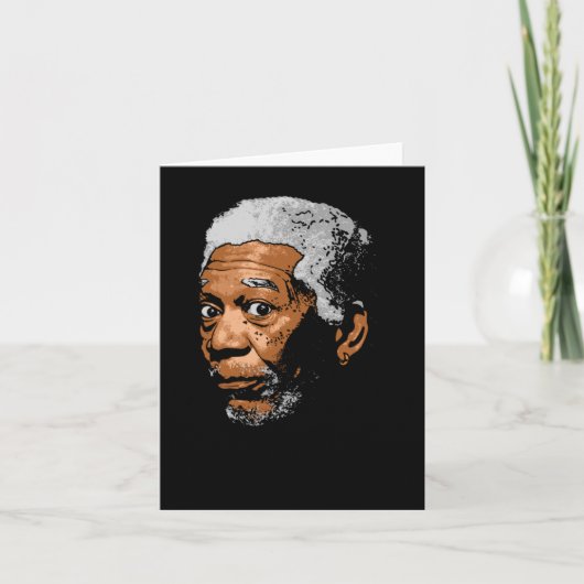 Freeman Funny Pop Art Sticker Kaart (Voorkant)