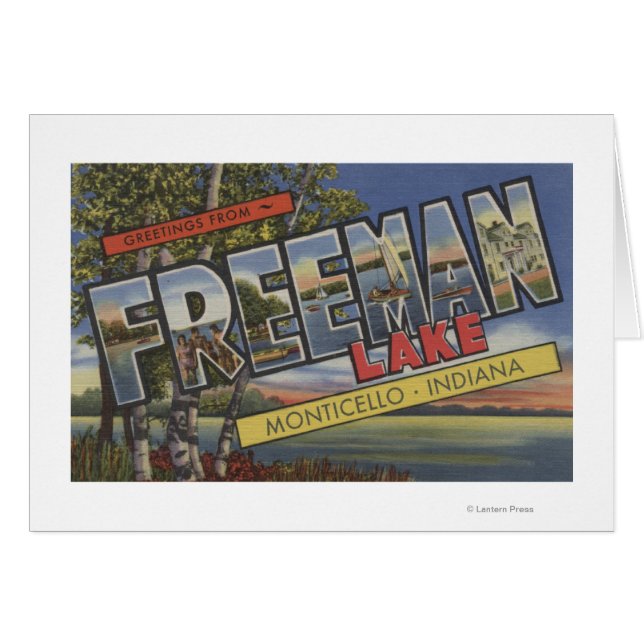 Freeman Lake - Grote Letter-scènes (Voorkant Horizontaal)