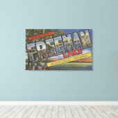 Freeman Lake - Grote Letter-scènes Canvas Afdruk (Insitu (Houten vloer))