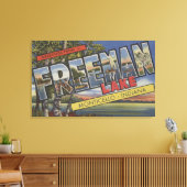 Freeman Lake - Grote Letter-scènes Canvas Afdruk (Insitu (Woonkamer))