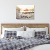 "FREEMAN LAKE SNEE" CANVAS AFDRUK (Insitu (Slaapkamer))