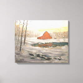 "FREEMAN LAKE SNEE" CANVAS AFDRUK