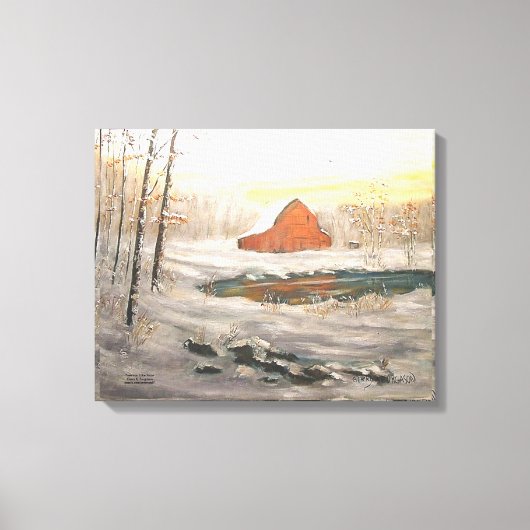 "FREEMAN LAKE SNEE" CANVAS AFDRUK (Voorkant)