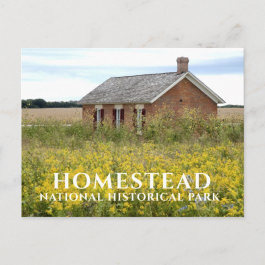 Freeman School, Homestead National Historical Park Briefkaart (Voorkant)