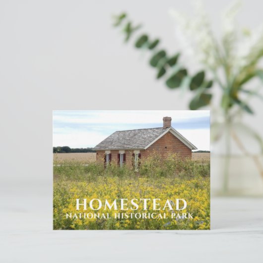 Freeman School, Homestead National Historical Park Briefkaart (Staand voorkant)