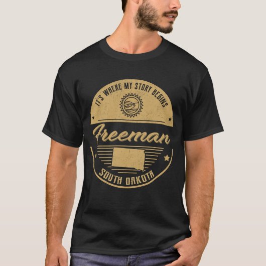 Freeman South Dakota, waar mijn verhaal begint T-shirt (Voorkant)