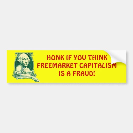 Freemarket - Bumpersticker (Voorkant)