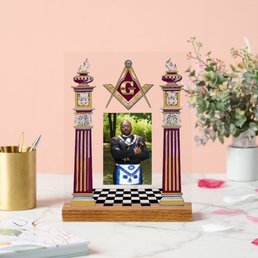 Freemason Acryl Bord (Huwelijk)