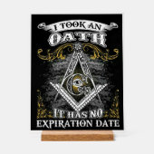 Freemason Acryl Bord (Voorkant)