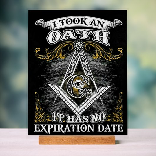 Freemason Acryl Bord (Neutraal)