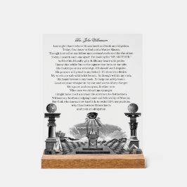 Freemason Acryl Bord