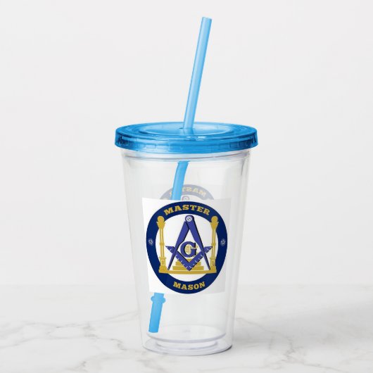 Freemason Acryl Drinkbeker (Achterkant)