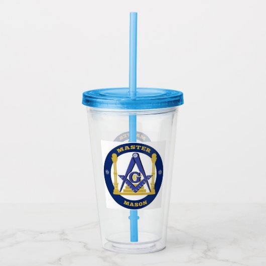Freemason Acryl Drinkbeker (Voorkant)