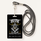 Freemason Badge (Voorkant met draagriem)