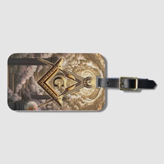 Freemason Bagagelabel (Voorkant (horizontaal))