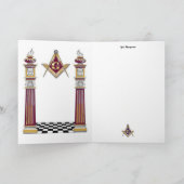 Freemason Birthday Kaart (Binnen)