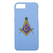 Freemason (blauw) Case-Mate iPhone case (Achterkant)