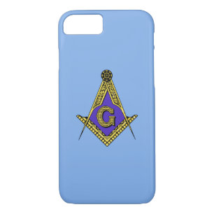 Freemason (blauw) 	iPhone 8/7 hoesje