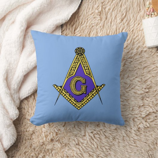 Freemason (blauw) kussen (Deken)