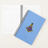 Freemason (blauw) planner (Display)