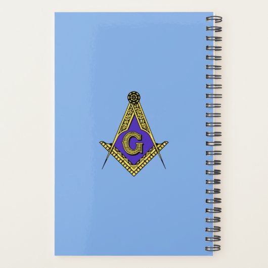 Freemason (blauw) planner (Achterkant)