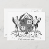 Freemason Briefkaart (Voorkant / Achterkant)