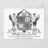 Freemason Briefkaart (Voorkant)
