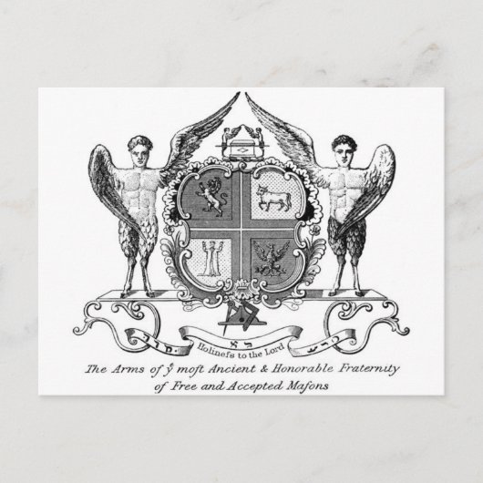 Freemason Briefkaart (Voorkant)