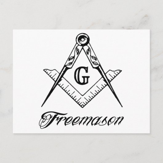 Freemason Briefkaart (Voorkant)