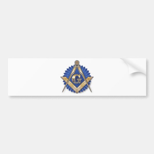 Freemason Bumpersticker (Voorkant)