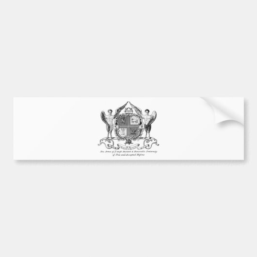 Freemason Bumpersticker (Voorkant)