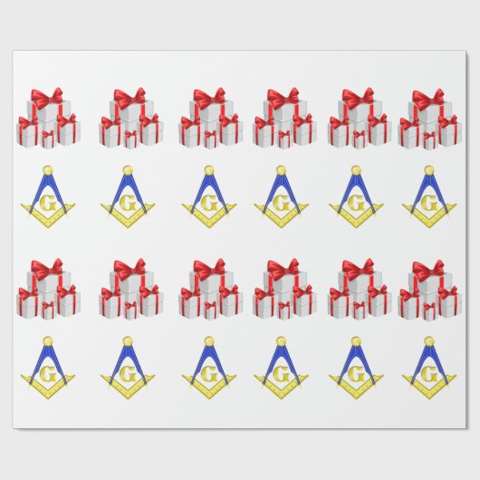 Freemason Cadeaupapier (Vlak)