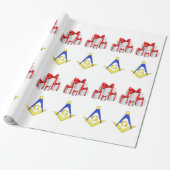 Freemason Cadeaupapier (Uitgerold)