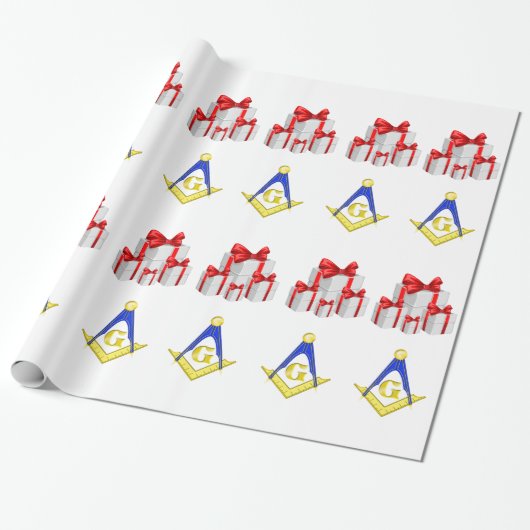 Freemason Cadeaupapier (Uitgerold)