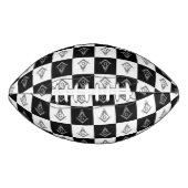 Freemason Checkered Pattern American Football (Voorkant)