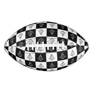 Freemason Checkered Pattern American Football