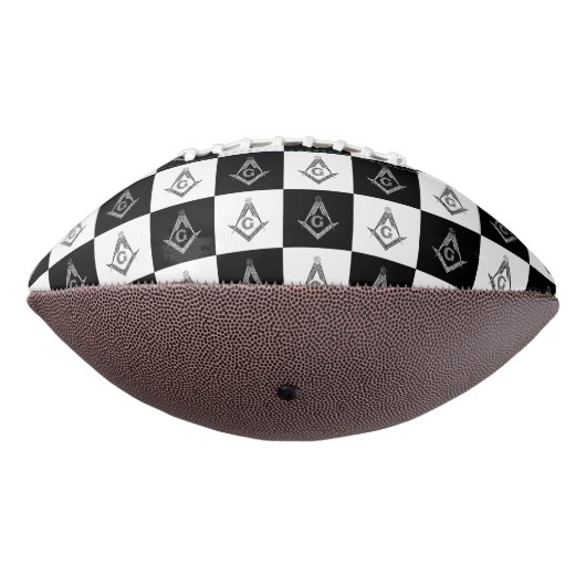 Freemason Checkered Pattern American Football (Gedraaid 270)