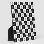 Freemason Checkered Pattern Fotoplaat (Zijkant)