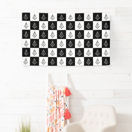 Freemason Checkered Pattern Spandoek (Insitu)