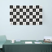 Freemason Checkered Pattern Spandoek (Beurs)