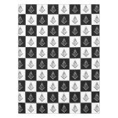 Freemason Checkered Pattern Tafelkleed (Voorkant)